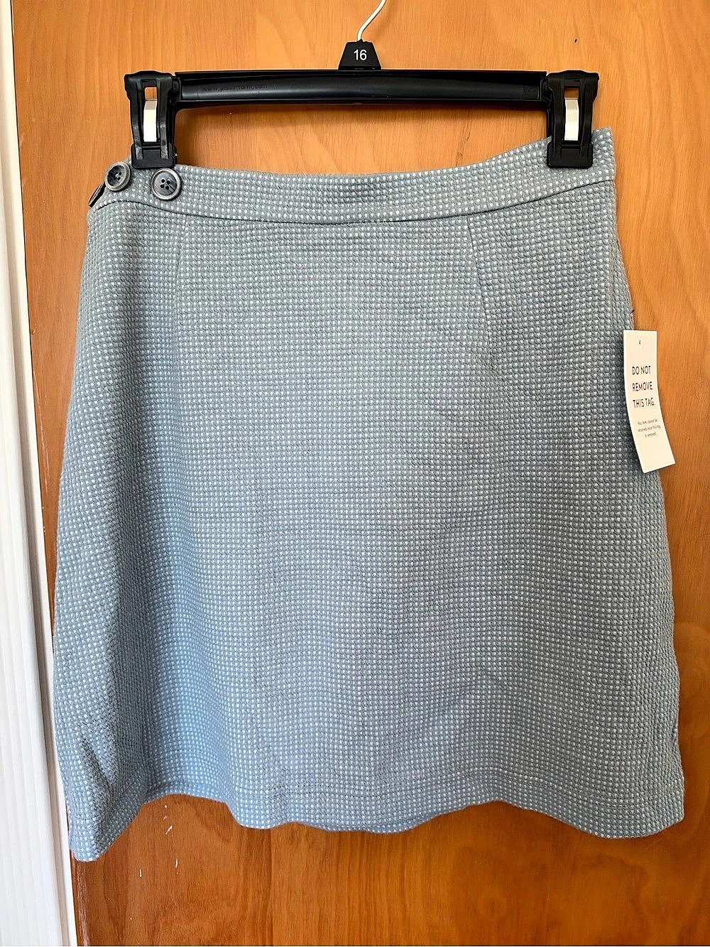 Petite Studio NYC Mini Skirt in Blue Size Small NWT